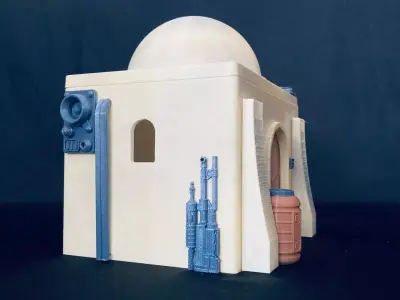 Tatooine Building Diorama 2 3D print model