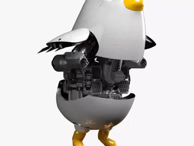 Chicken Robot 3DS Max 3D model