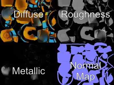 Golden Visor Helmet model pack Low-poly 3D model