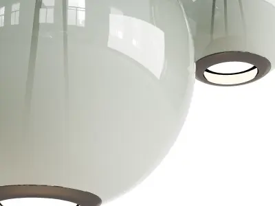 Cattelan Italia Paris Ceiling Lamp 3D model