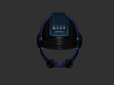 helmet high poly sculpt 3d printable  3D model 129