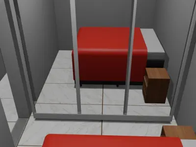 completed house Low-poly 3D model