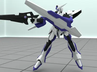 CB-001 1 Gundam 3D model