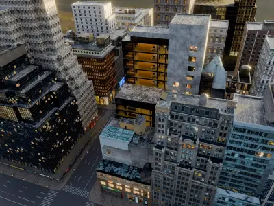 New York City Manhattan 3D model
