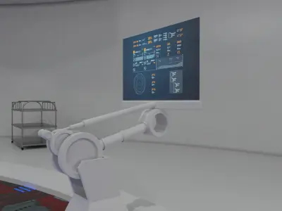 scifi room 3D model