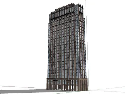 vacation spot-Resort-Fashion Leisure Hotel-0228 3D model
