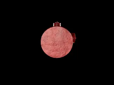 Fire hydrant Low-poly 3D model