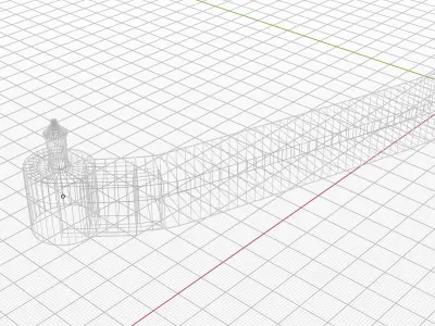 Valletta Breakwater 3D Model 3D model