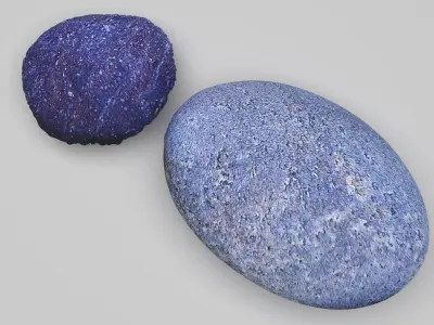 Two Galaxy Rocks 3D model