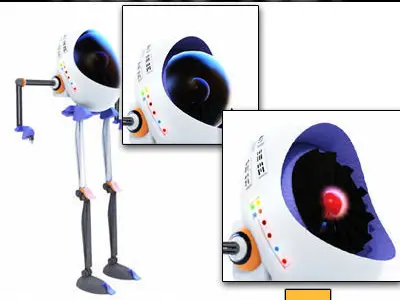 Xyff Sci-Fi Robots Vol 1 Kyklo HrBrt 3D model