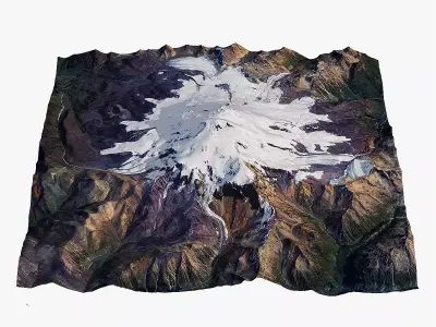 Mount Elbrus 3D model