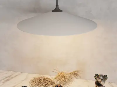 Pendant light Low-poly 3D model get