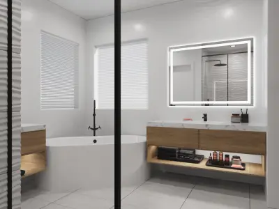 LED Mirror Free 3D model