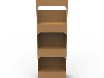 Point of Sale Cardboard Display Stand Texture