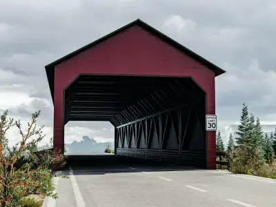 Wood Bridge  Low-poly 3D model