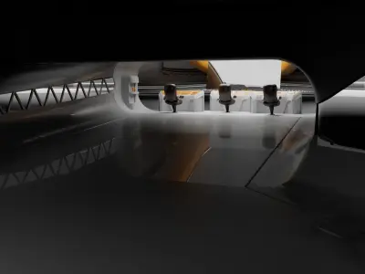 Sci-fi Spaceship Spartan  3D model