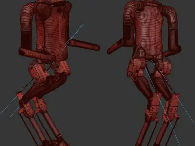 Digit from Agility Robotics  Low-poly 3D model