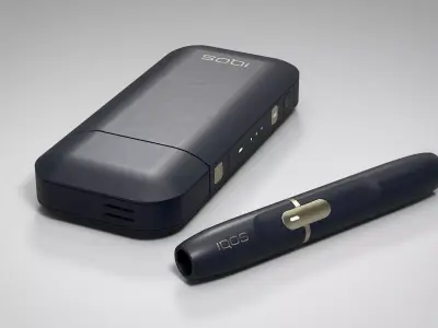 IQOS Original Dark Blue PBR Low-poly 3D model