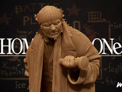 Wicked Home Alone Harry Sculpture Tested for 3D printing 3D print model