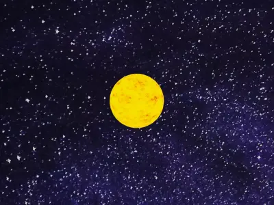 Brightening Sun 3D model