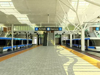 Train station 3D model