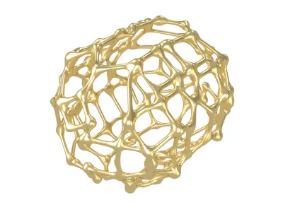 Abstract Shape Nanotubes v1 001 Low-poly 3D model