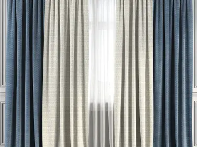 Curtain Set 134 3D model
