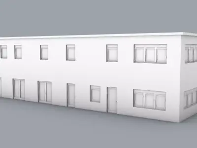 LNG Terminal Administrative Building PM 3D print model