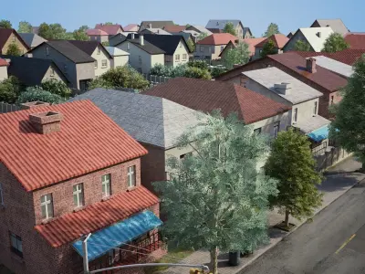 City DIstrict R6-R19 3D model