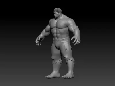3D model of hulk in zbrush 3D model
