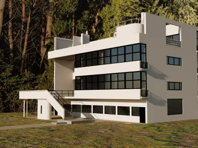 Villa Stein -Le Corbusier- 3D model