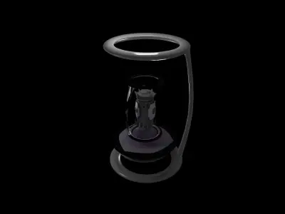 SCI-FI CAN Low-poly 3D model