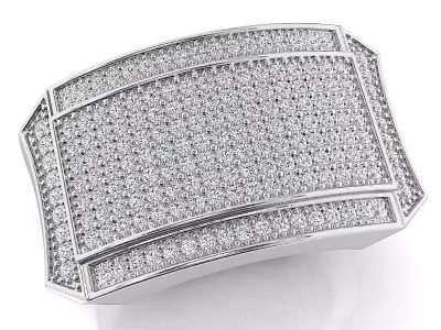 Big fancy mans ring 3D print model