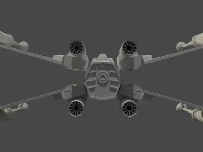 X-Wing 3D model