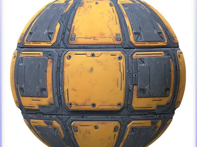 SciFi Seamless Texture Texture 9