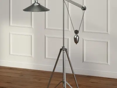Arhaus Mina Floor Lamp 3D model