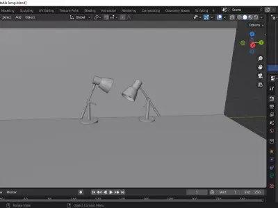 Table Lamp Free 3D model