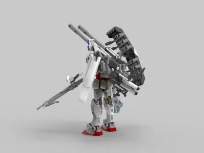 Gundam RX-78 Orc Battle 3D model