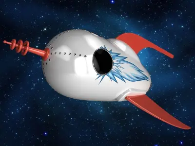 Rocket Ship 3D model