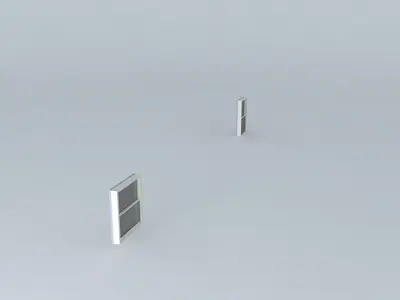 Process of resizing a window component Free 3D model