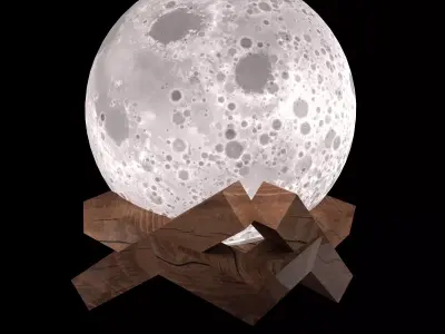 Stylish moon lamp  3D model