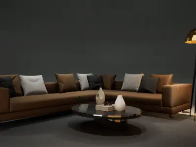 DH STUDIO Furniture Collection 02 Low-poly 3D model