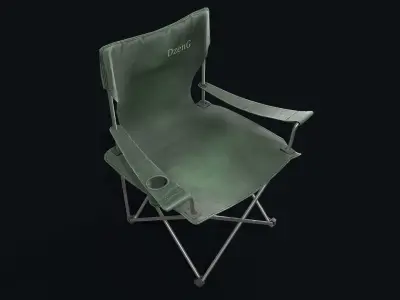 Camping Chair  Low-poly 3D model