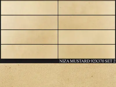 Peronda Niza Mustard 92x370 Set 2 3D model