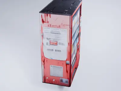 Low Poly Cigarette Vending Machine - Concept 3D Model 3D model