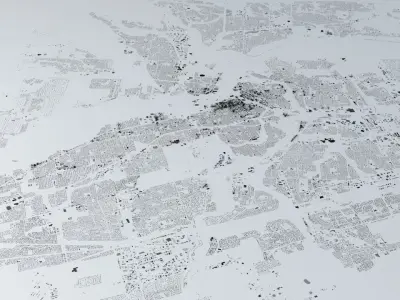 Ottawa Streets and Buildings 3D model