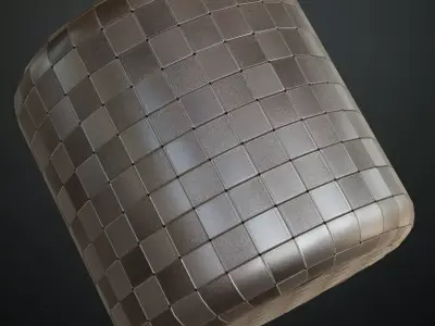 Silver Metal Powdered Plaster PBR Seamless Texture
