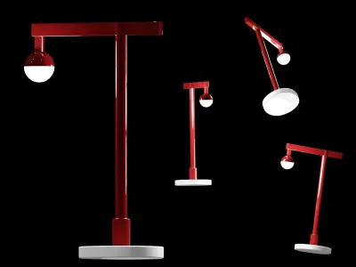 Desk lamp Lowpoly Low-poly 3D model