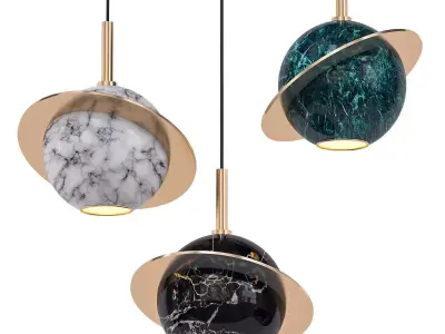 Space Rings 3D model