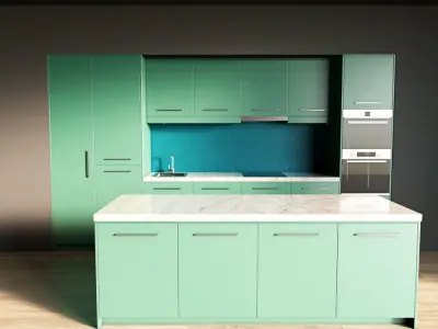 55-Kitchen7 matte 5 3D model